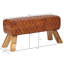 Merola 100% Leather Upholstered Bench