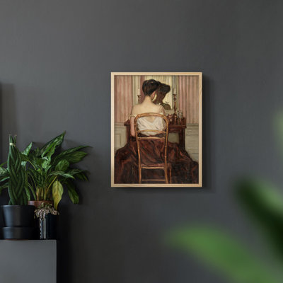 «Vintage Portrait Print Lxxiii» sur papier
