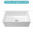 Kitchen Sink - 33 Inch Porcelain Ceramic Single Bowl Reversible Design Kitchen Sink