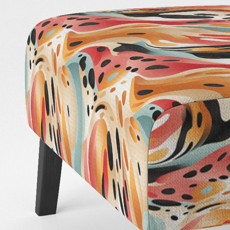 Multicolor Urban Elegance - Upholstered Modern & Contemporary Accent Slipper Chair