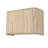 Rectangle 4500K LED Flush Mount Sconce-513978387