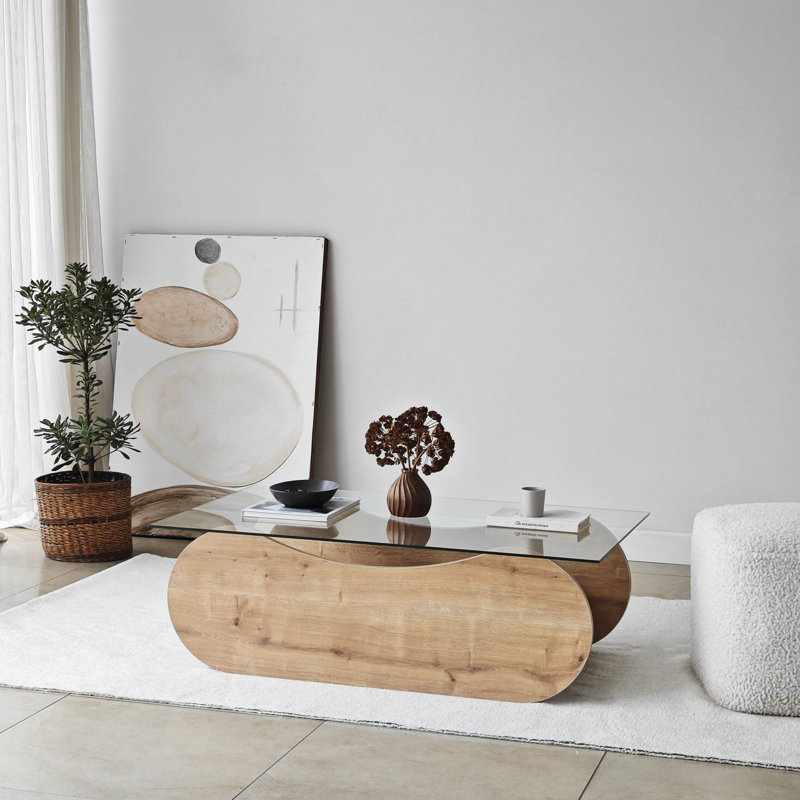 Table basse, Chêne saphir