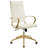 Jive Gold Stainless Steel Highback Office Chair-1042055043-971855064