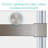 56-60"W X 76"H Sliding Shower Door, Frameless Glass Shower Door With Brushed Nickel Hardware, Towel Bar And Handle,Drop Shipping Available