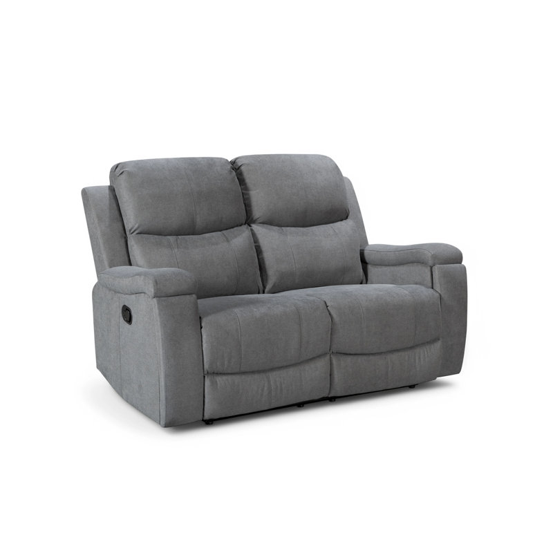 Reclining Sofa, 2, Dark Grey