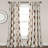 Lush Decor Mid Century Geo Room Darkening Curtain Panels Pair Drapes (Set of 2)