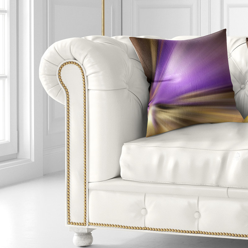 Bright Bright Shade - Coussin imprimé abstrait, 18 po x 18 po, Coussin décoratif