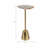 Apolaya 23" Reykur Short Raw Agate Table, White/Gold-717386487