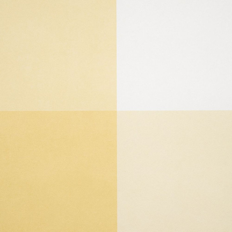 Grand papier peint à carreaux Willa, Jaune