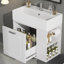 22" Single Floating Bathroom Vanity With Ceramic Sink-114271731