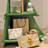 Corner Bookcase Freestanding Bookshelf Display Shelf Storage Wooden Christmas Tree Bookshelf for Living Room Holiday Decoration-1011160721