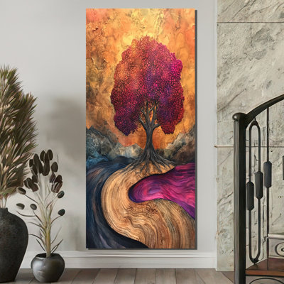 Tree Of Life Into The River Of Existence - Tree Of Life Canvas Print