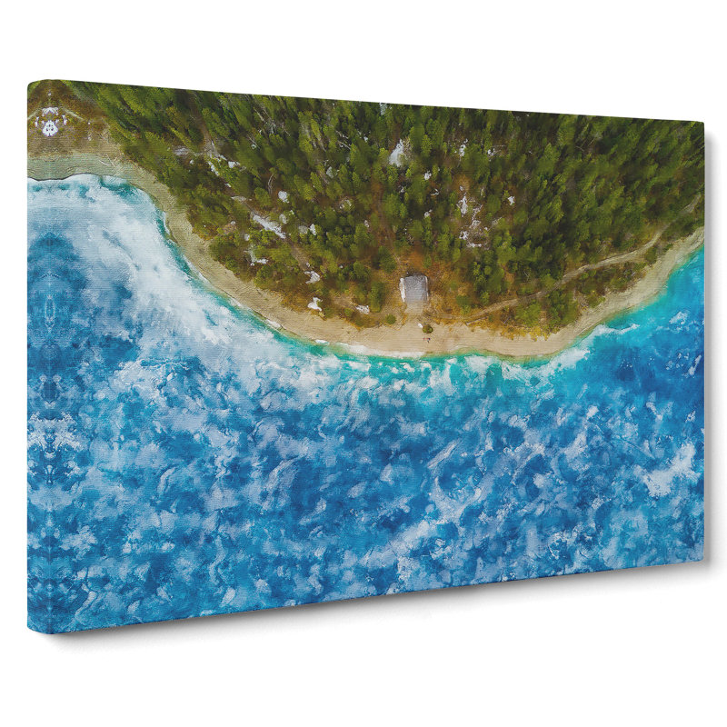 Beach In Canada - Wrapped Canvas Print, 50cm H x 76cm W x 3cm D