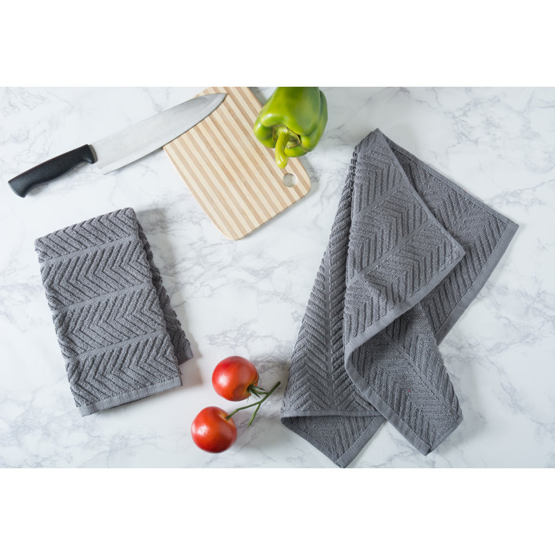 Linge à vaisselle Bar Mop Chevron, Gris