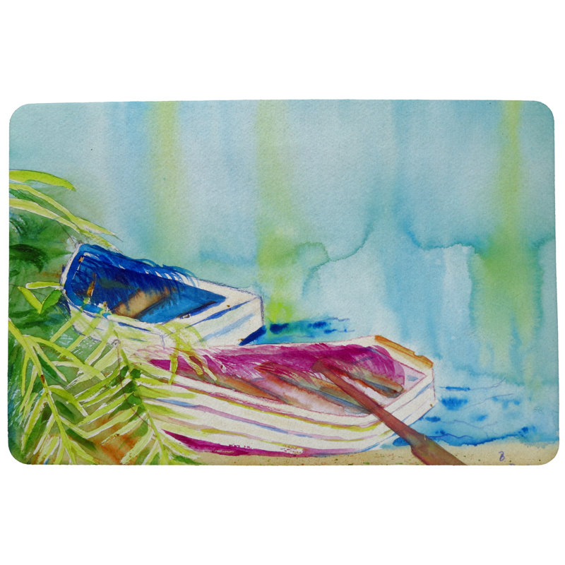 Mikhail Non-Slip Doormat, Rectangle 1'6" x 2'2"