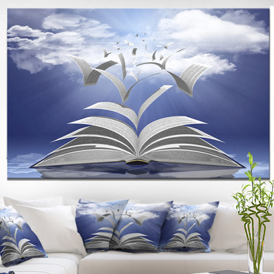 Livre pages Skyward - impression sur bois