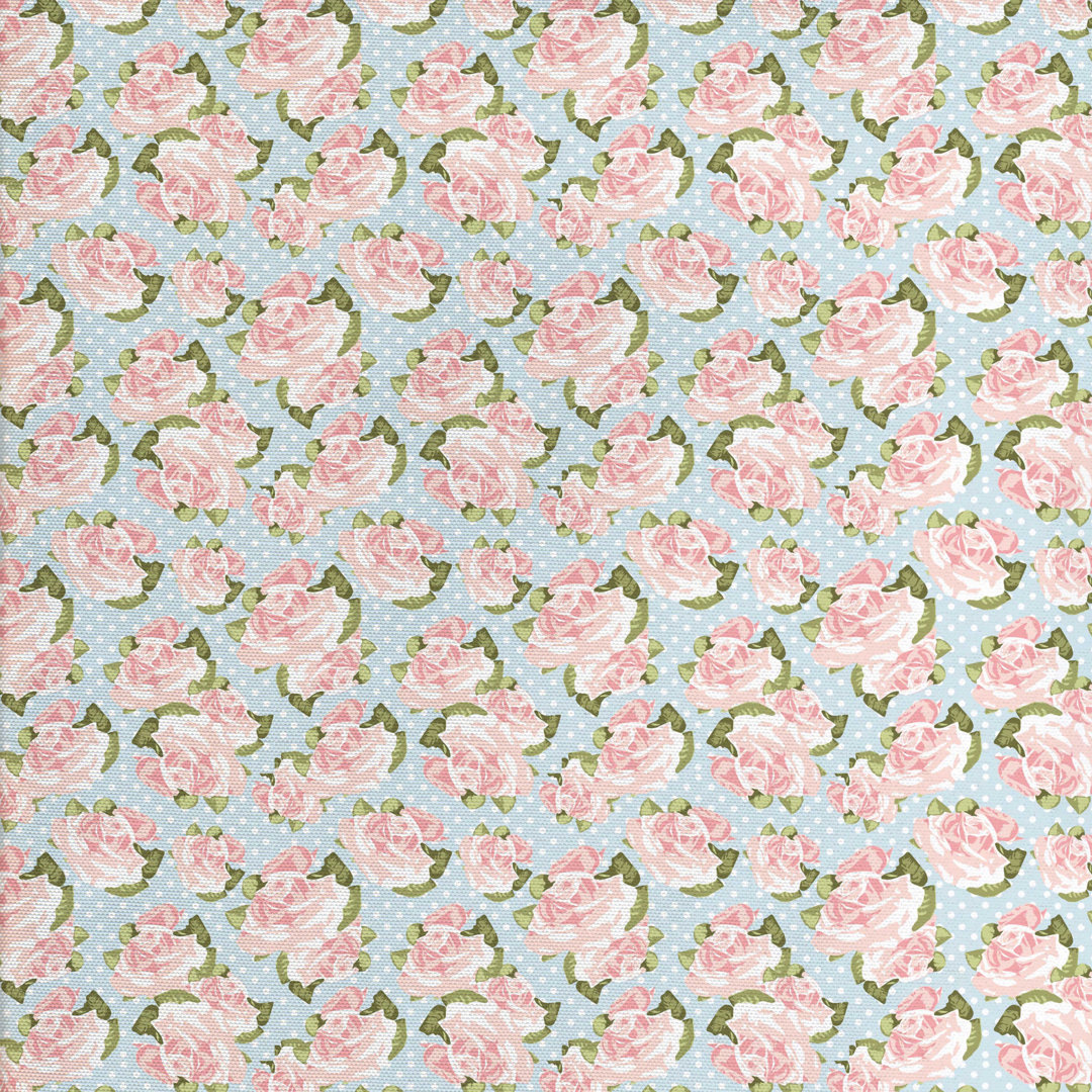 Shabby Flora Fabric East Urban Home 