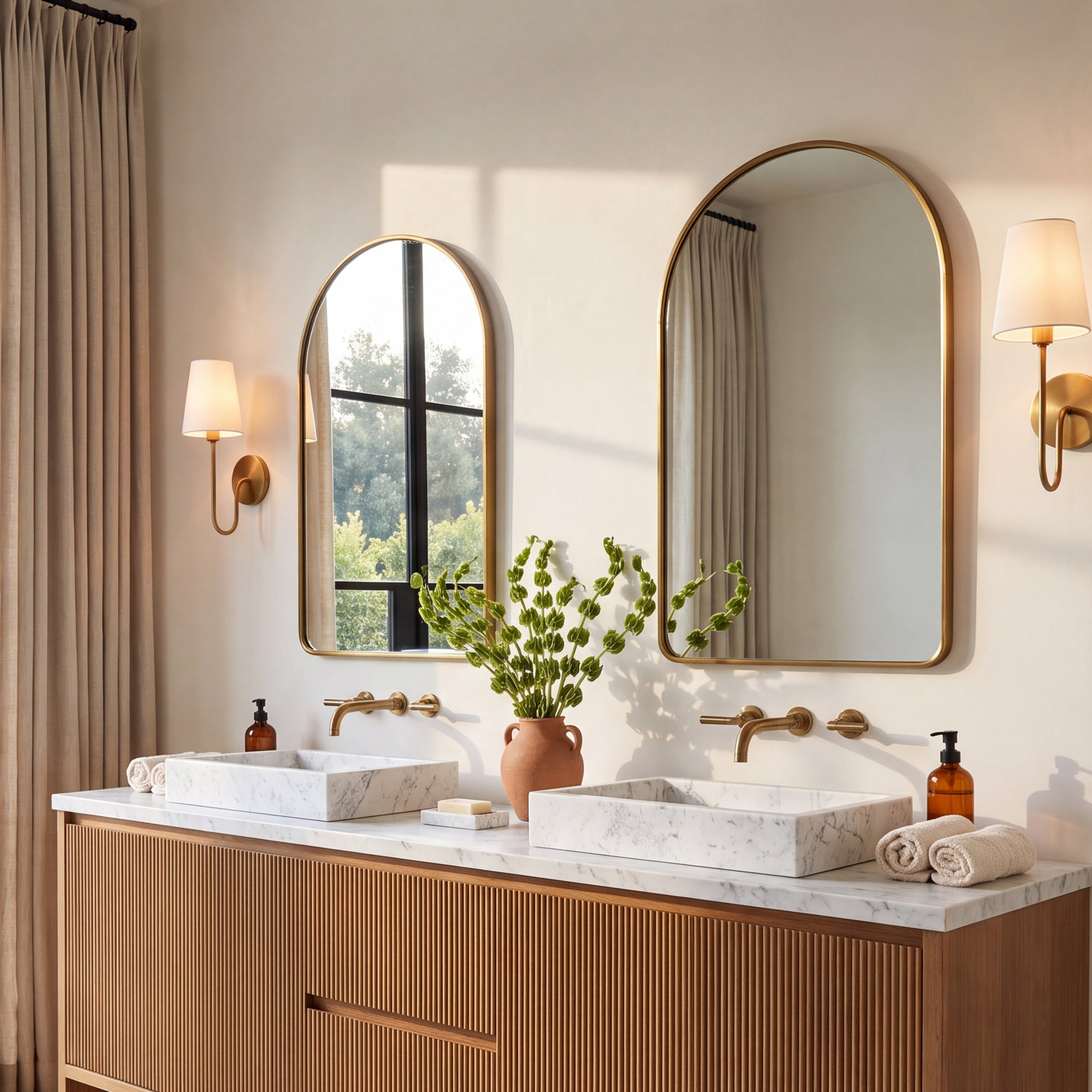 Carrara Marble Vessel Bathroom Sink