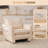 Modern Textured Plush-Upholstered Accent Single Sofa-74913803