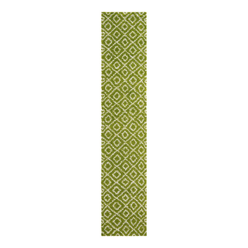 Geometric Indoor Rug, Runner 3'3" x 16'5"