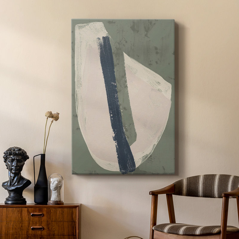 Paper Slice IV -Custom Wrapped Gallery Cavas