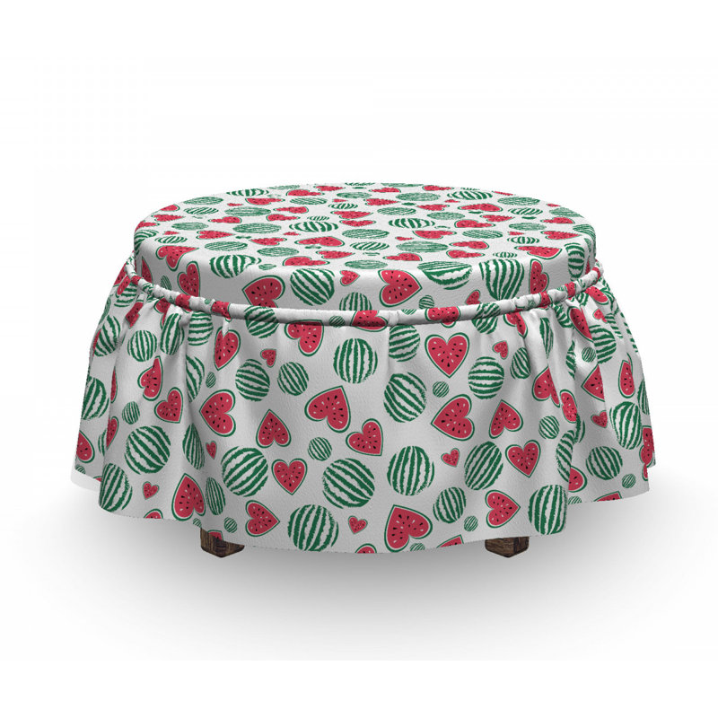 Box Cushion Ottoman Slipcover