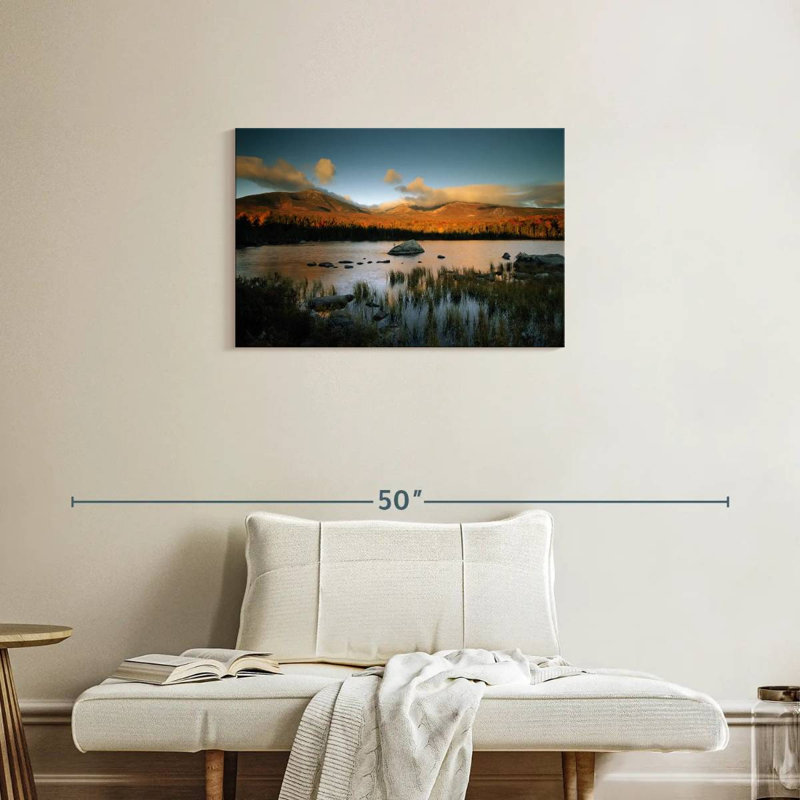 Lac Alvord Baxter State Park, H 20 po x l 30 po