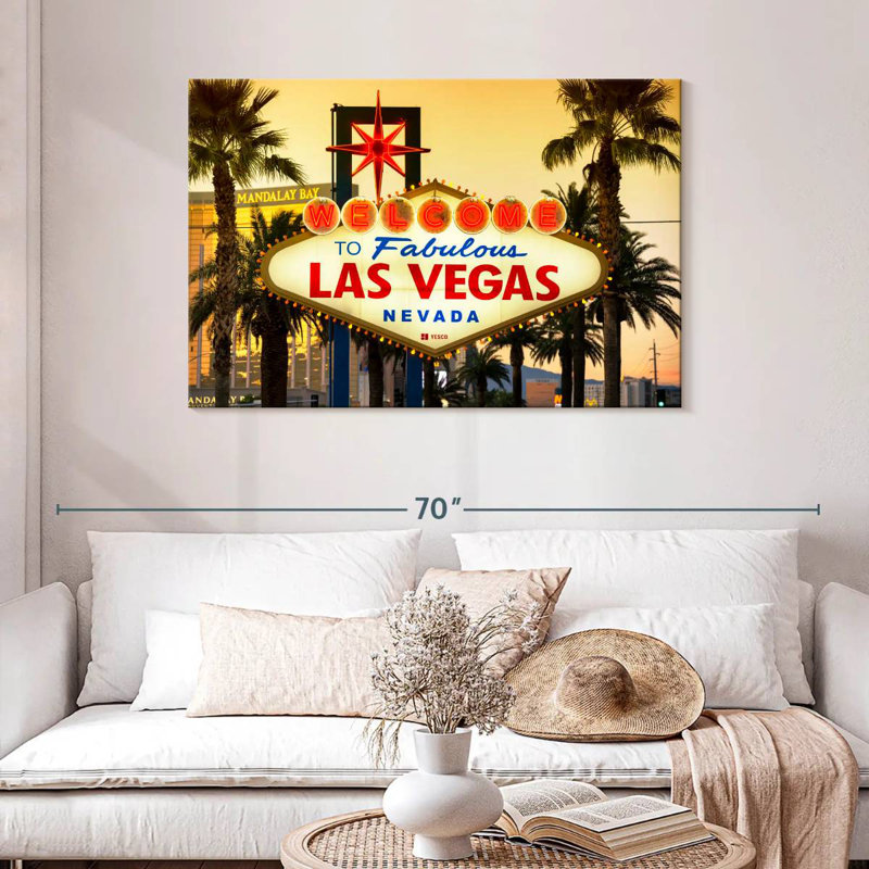 Ravi American West Vegas Sunset, H 30 po x l 45 po
