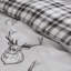 Stag Check Reversible Duvet Cover Set-119568999-114324219