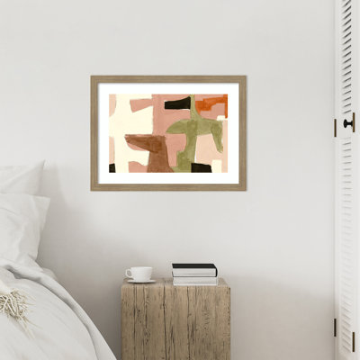 New Jigsaw I by Cartissi Wood Framed Wall Art Print