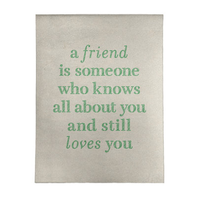 Quotes Chenille Indoor Rug