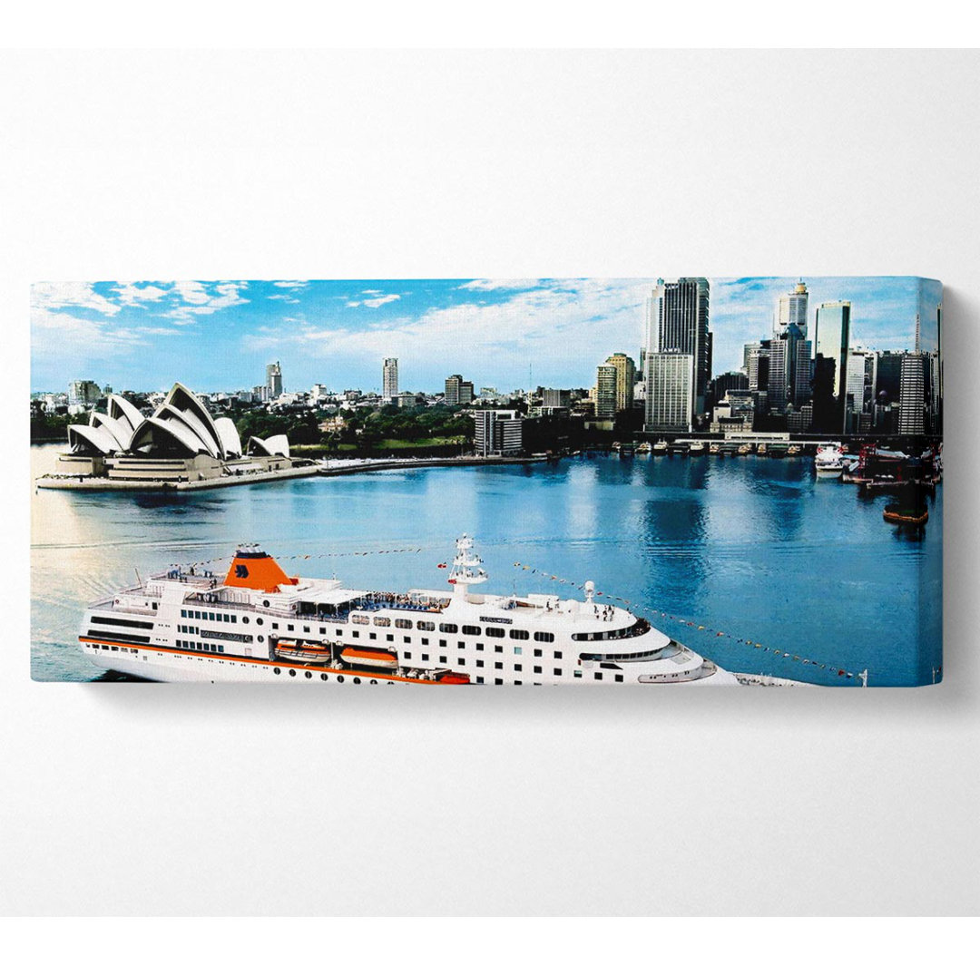 Sydney Harbour Cruise Liner Panoramaleinwand