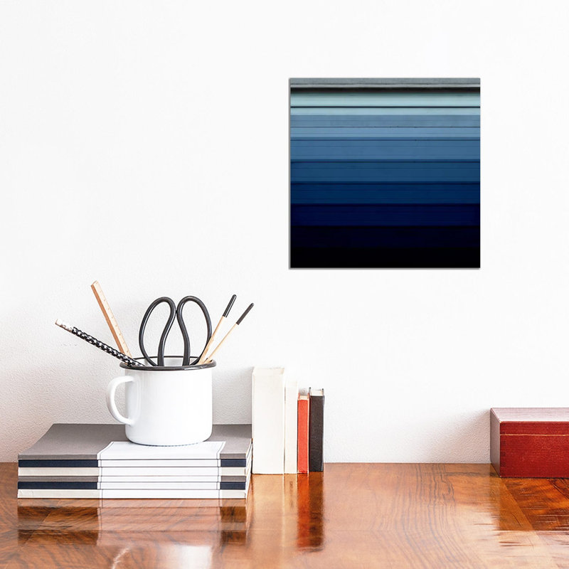 Shade of Blue by 5by5collective - Wrapped Canvas Square Print, 30.48 cm H x 30.48 cm W