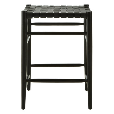 Jacqueline Counter Stool with Solid Wood Frame