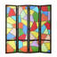 Cloison de chambre en acrylique 4 panneaux