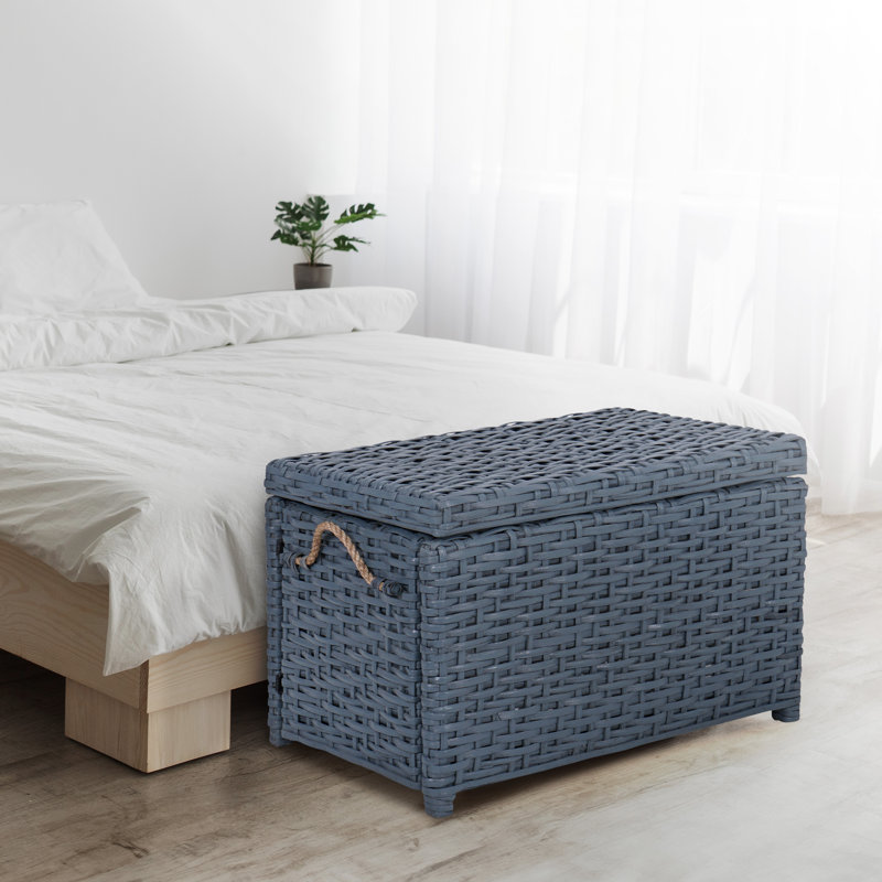 Wicker Trunk, Blue