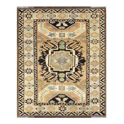 Oriental Area Rug in Rust
