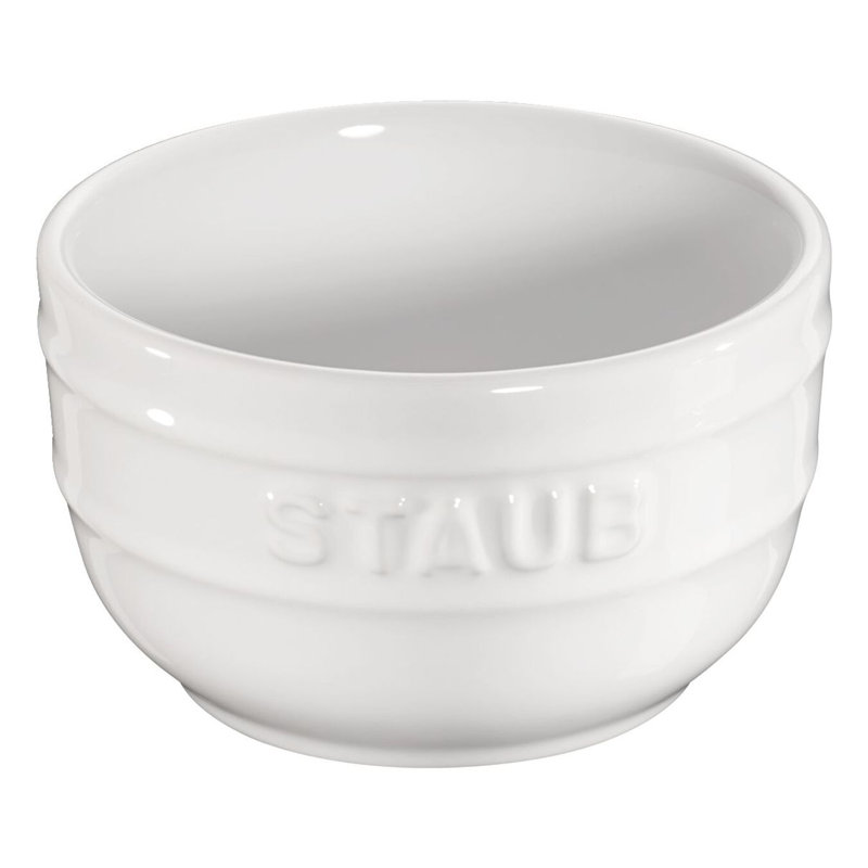 Staub Ceramic 2-piece Prep Bowl Set, White