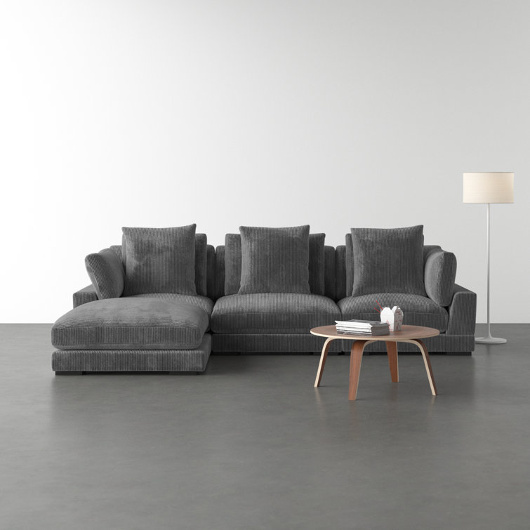 AllModern Lonsdale Reviews Upholstered Sectional - & | Piece 4 Wayfair