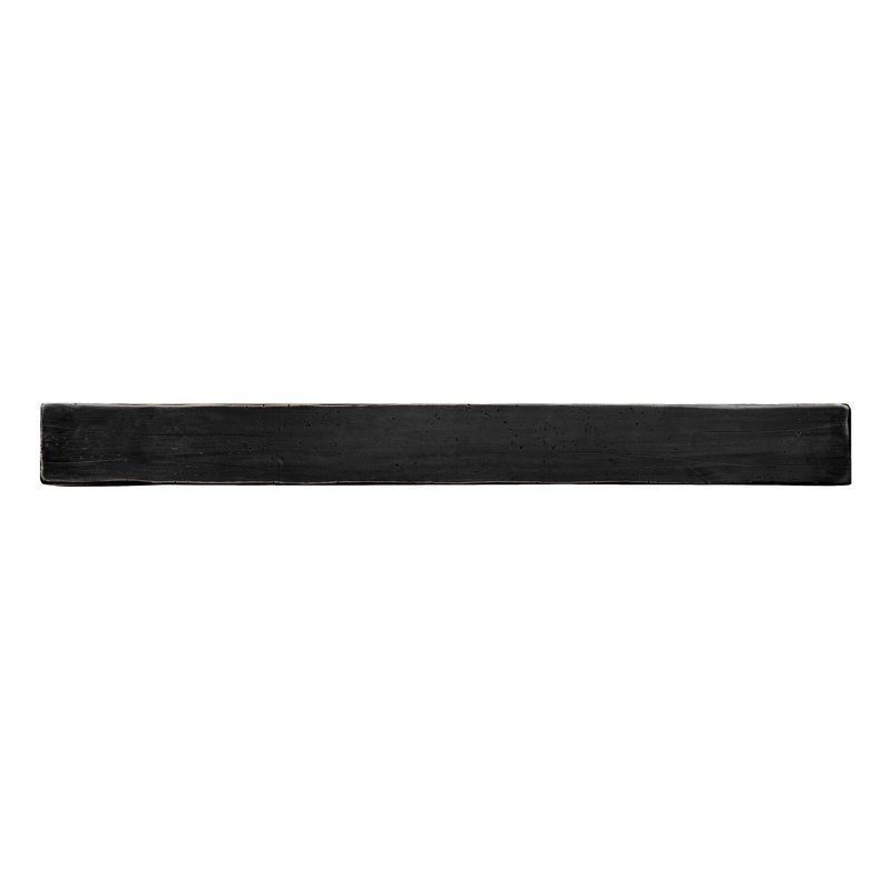 Durango Fireplace Mantel, 60", Satin Black