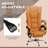 Executive Massage Office Chair With 4 Vibration Heat, 3 Modes, PU Leather Swivel Chair With Adjustable Height, Reclining Back, Footrest-1373984015