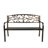 Calliope Steel Outdoor Bench
