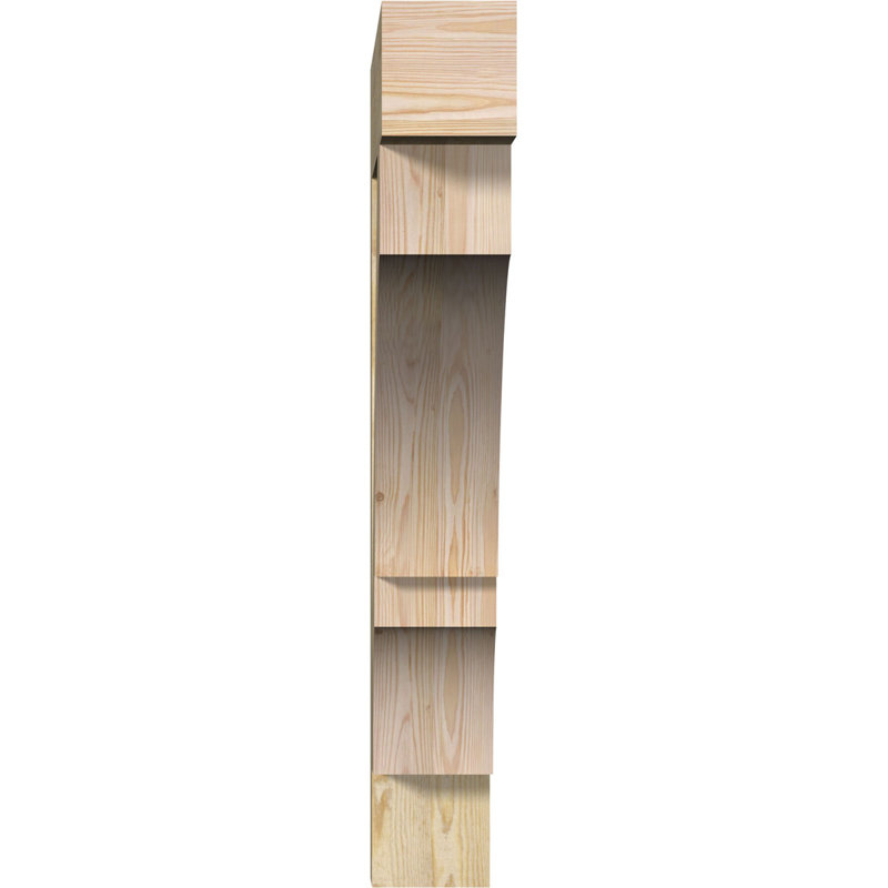 H 6 l x P, Sapin Douglas scié brut, L 6 po x P 38 po x H 42 po
