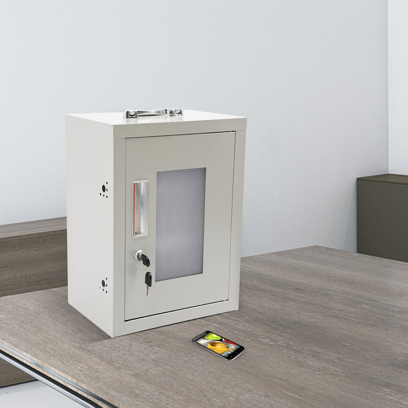 Armoire 24 casiers en métal pour téléphone portable