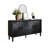 Credenza - Symmetrical Sunburst Door Design Storage Cabinet-1278170899
