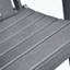 Chaise Adirondack pliante en HDPE pour foyer et patio