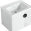 Meuble-lavabo 24 po avec lavabo, pour petite salle de bain, meuble-lavabo avec porte-120102229-120102231