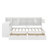 Twin Size Wooden L-Shape Daybed With Cabinets And Two Storage Drawers, Multi-Functional Bed With Study Desk And Built-In Bookshelf-114344428