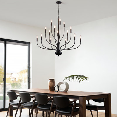 Lustre de style bougie Sebron 9/12