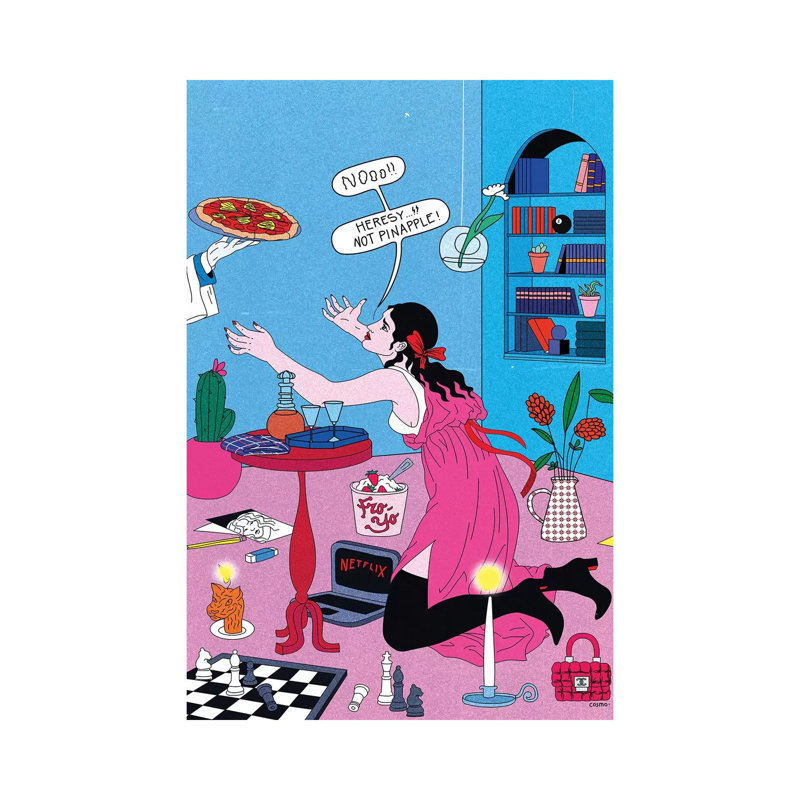 Heresy by Cosmo - Wrapped Canvas Print, 66.04 cm H x 45.72 cm W x 3.175 cm D